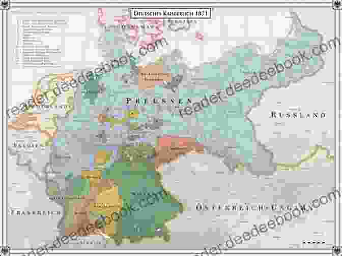 A Map Of The German Empire, Established In 1871 Prussia And The Rise Of The German Empire