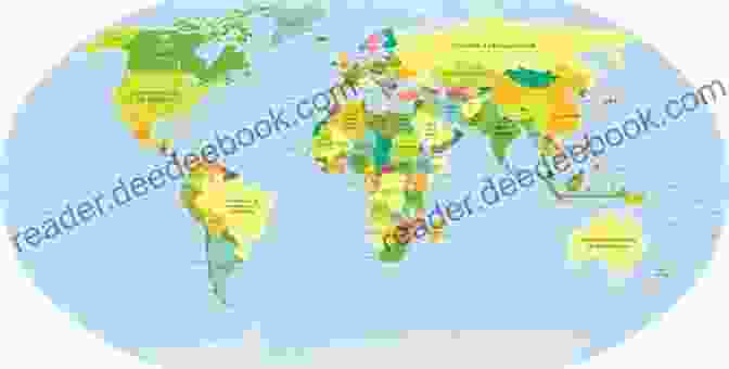 A Map Of The World Showing The Different Countries Where The Nursery Rhyme Little Miss Muffet Iza Trapani