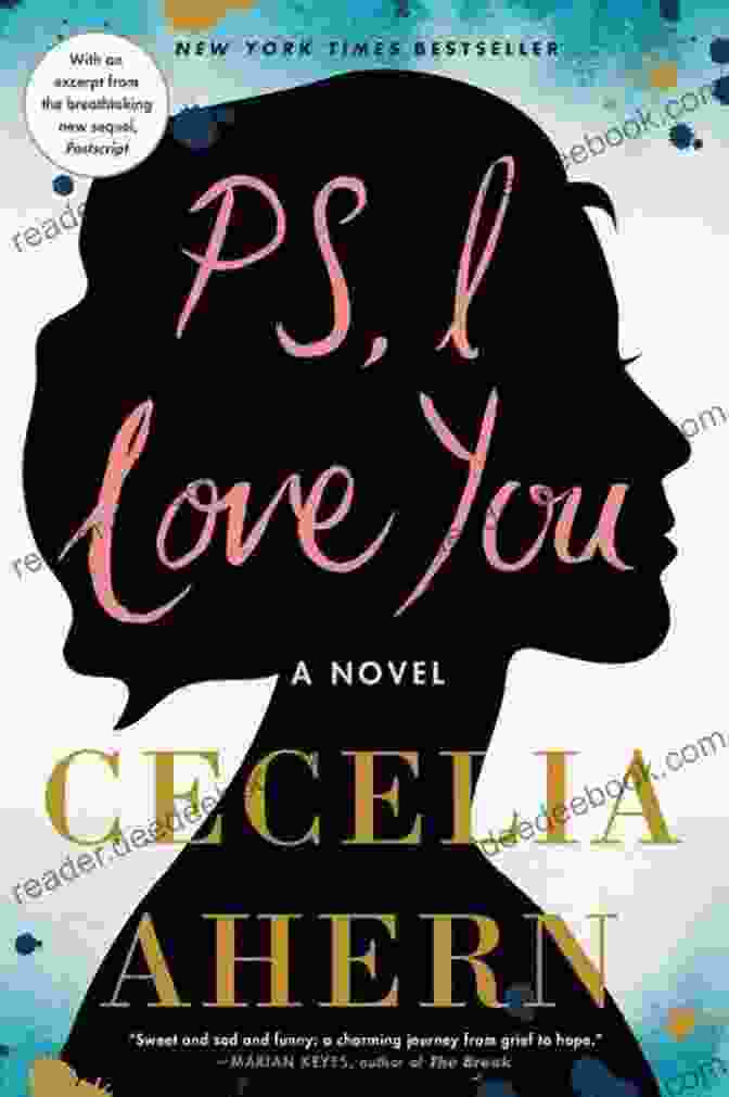 A Photograph Of The Book Cover Of P.S. I Love You By Cecilia Ahern, Featuring A Woman Sitting On A Park Bench With A View Of The New York City Skyline In The Background. PS I Love You: A Novel