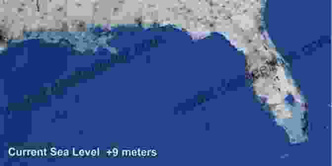 A Satellite Image Of A Coastal Area With Arrows Indicating The Gradual Rise In Sea Levels. Rising Tides: The Complete