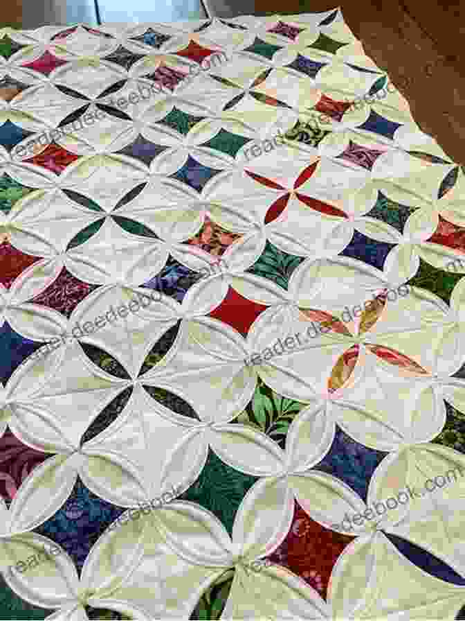 A Stunning Cathedral Window Quilt In Jewel Like Colors, Showcasing Precise Piecing And Intricate Stained Glass Patterns Adventures In Design: Ultimate Visual Guide 153 Spectacular Quilts Activities Exercises