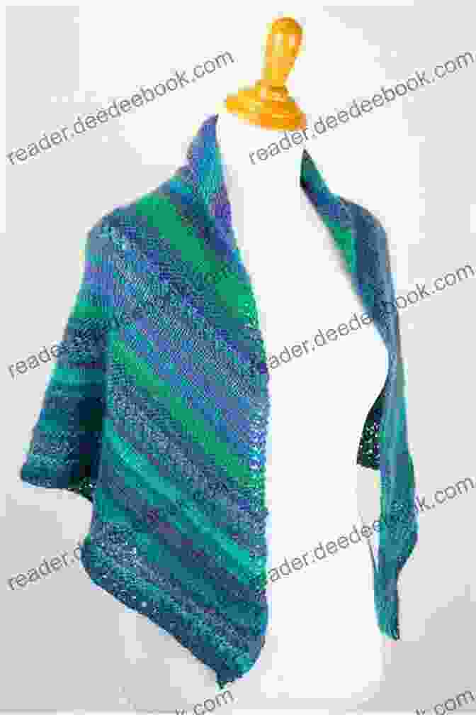 A Vibrant And Intricate Healing Shawl Knit By Rebecca Danger. Healing Shawls Rebecca Danger