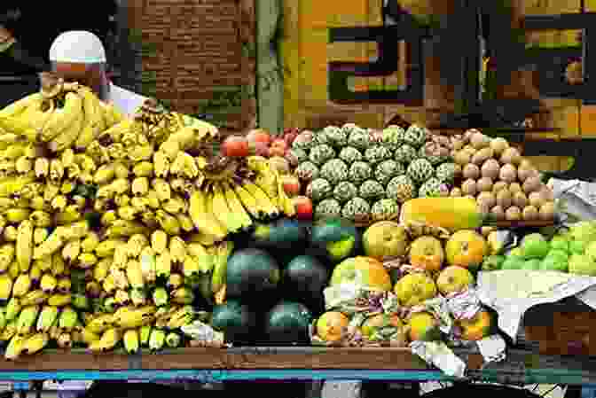 A Vibrant Indian Market With Stalls Selling Colorful Spices, Fruits, And Vegetables Where The Wild Cooks Go: Recipes Music Poetry Cocktails