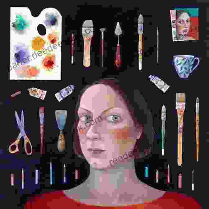 A Woman Painting On A Canvas, Surrounded By Art Supplies. Clear Unhealthy Beliefs: Simple Daily Exercises To Self Love: How To Enhance Genuine Self Love