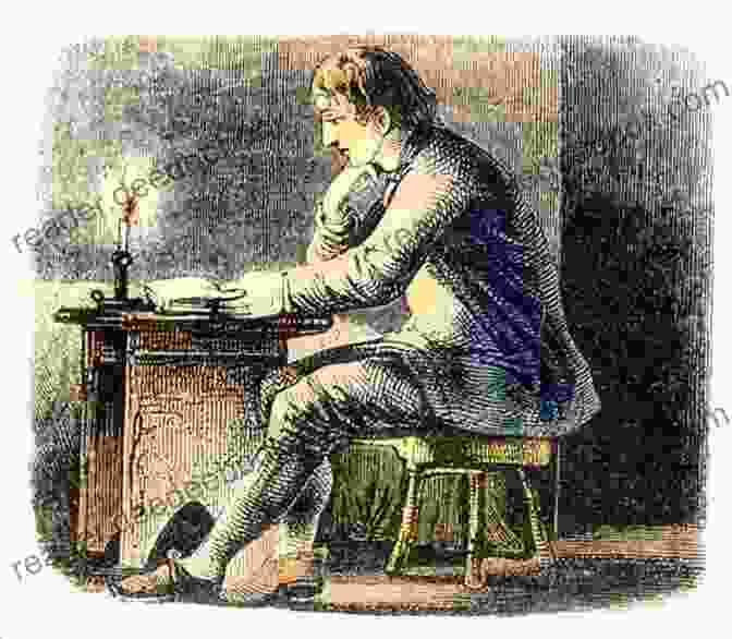 A Young Benjamin Franklin Reading A Book By Candlelight. Young Benjamin Franklin: The Birth Of Ingenuity