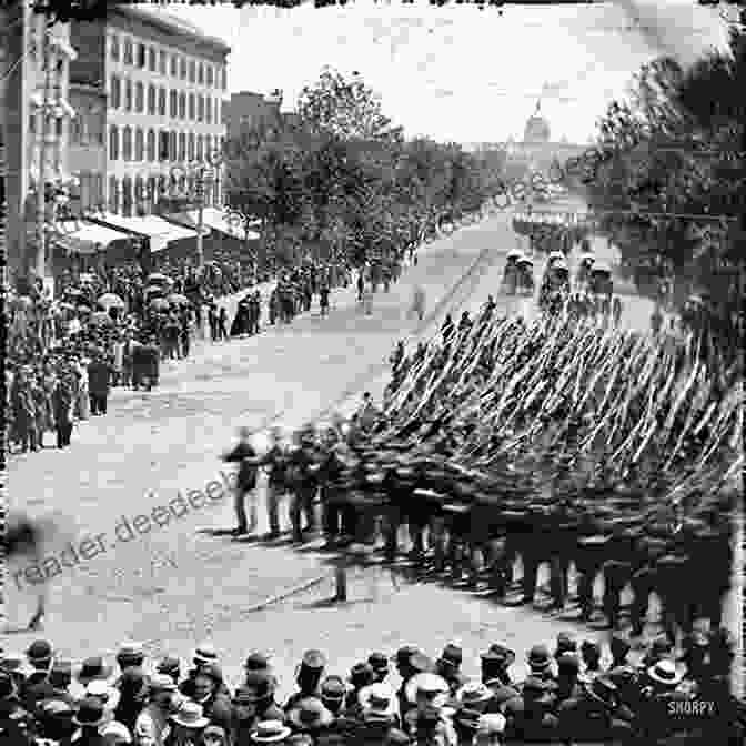 Black And White Photograph Of Union Soldiers Marching Through Warrenton During The Civil War. Warrenton (Images Of America)