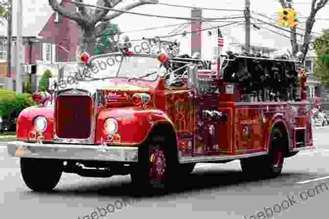 Children Admiring A Vintage Fire Truck At Rex Wrecks Fire Trucks, Engaging With The History Of Firefighting. Rex S Wrecks Fire Trucks Jo Macauley