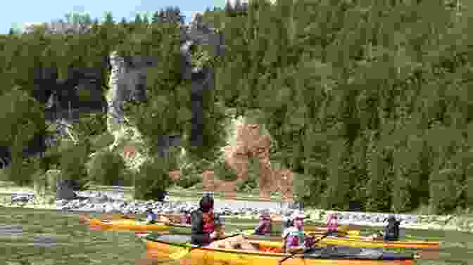 Fur Trader Paddling A Canoe On Mackinac Island Shifting Waters (Secrets Of Mackinac Island 3)