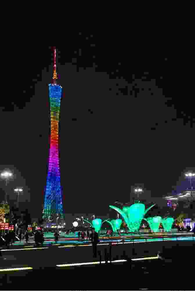 Guangzhou Canton Tower Lit Up At Night A Tale Of Four Cities : Hongkong Shanghai Guangzhou Nanjing