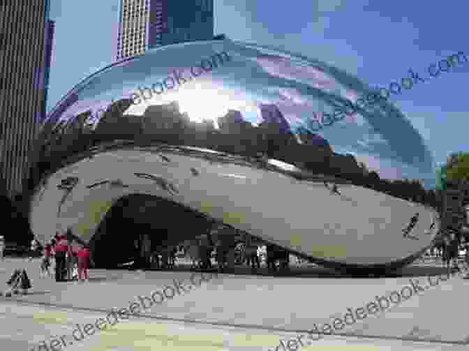 Hundreds Of Birds Perching On The Phoenix Sculpture In Millennium Park, Chicago Hundreds Of Birds Paying Respect To The Phoenix