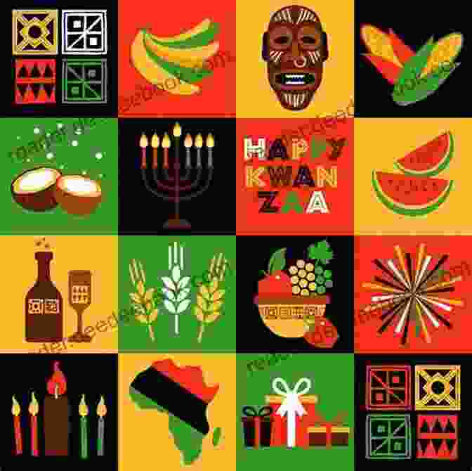 Pat Sloan's Kwanzaa Quilt Featuring The Traditional Colors And Patterns Of African Textiles, Honoring The Seven Principles Of Nguzo Saba Pat Sloan S Holiday Celebrations: 17 Quilts And More For 6 Seasonal Occasions