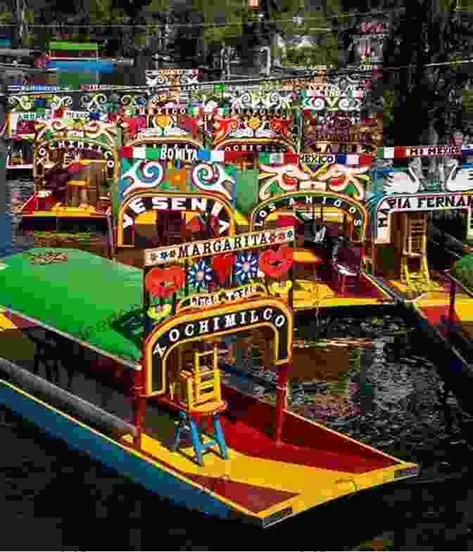 People On Colorful Boats In The Xoximilco Park In Cancun, Mexico TEN FUN THINGS TO DO IN CANCUN