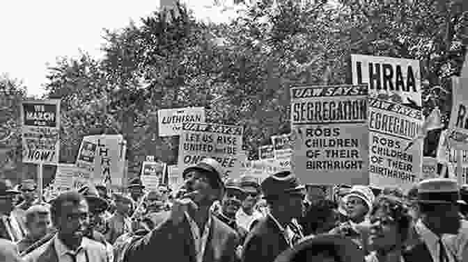 Protesters Marching During The Montgomery Bus Boycott. Walk To Freedom: Montgomery Bus Boycott (Behind The Curtain)