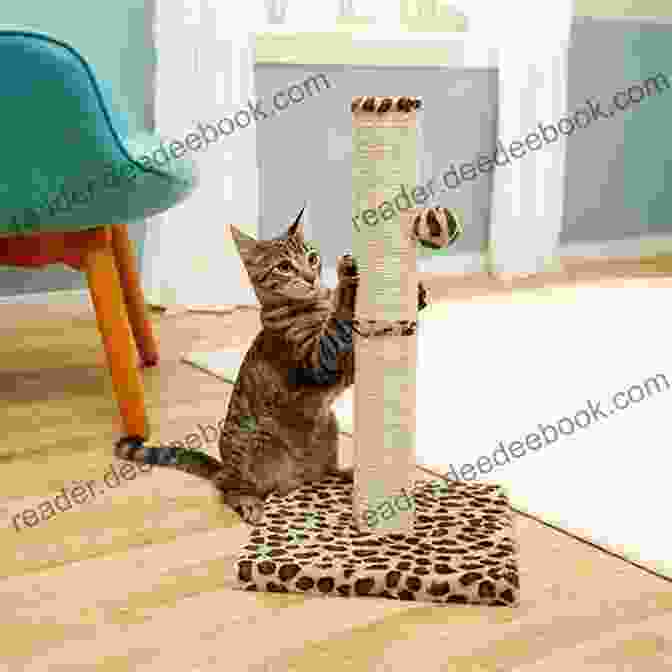 Sturdy Sisal Rope Cat Scratching Post With Interactive Toy The Well Dressed Dog: 26 Stylish Outfits Accessories For Your Pet