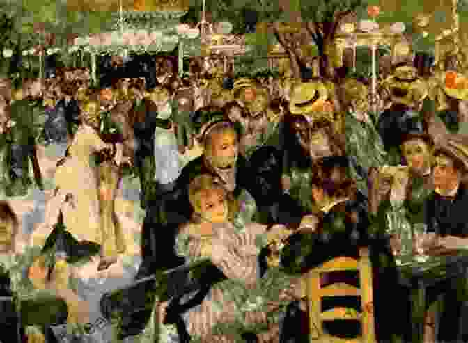 The Dance At Le Moulin De La Galette By Pierre Auguste Renoir Seascape Cross Stitch Pattern: Original Artwork By Pierre Auguste Renoir