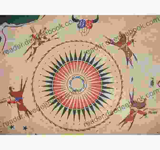 Vibrant Painting By Lakota Flower Janelle Taylor Featuring Lakota Symbols And Imagery Lakota Flower Janelle Taylor